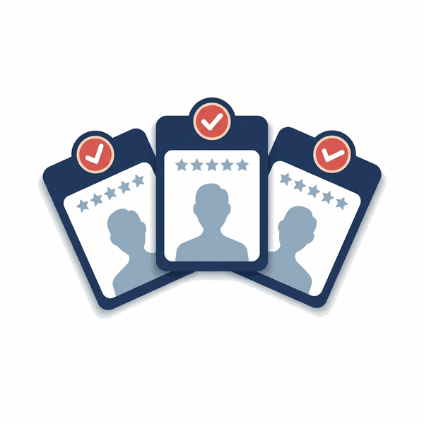 2. Connect with short listed pros
